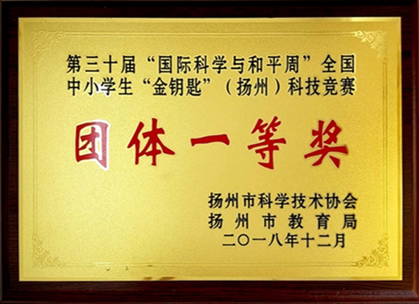 学校荣获扬州地区科技竞赛团体一等奖.jpg
